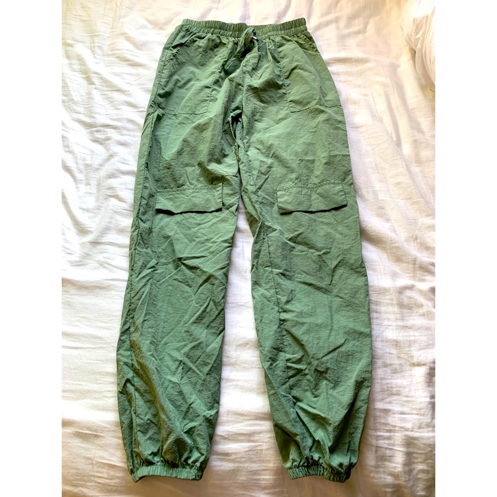 Pale Green Wind Breaker Joggers